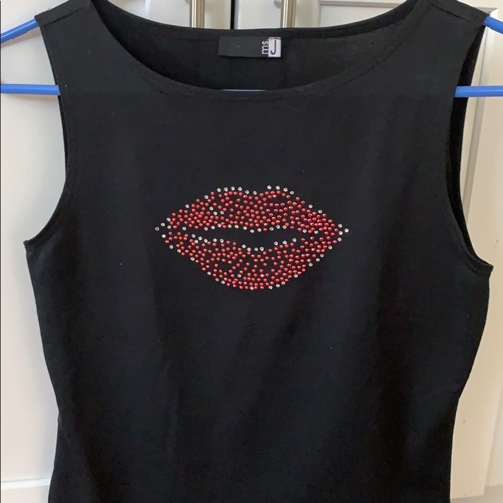 Shirt with bling